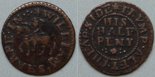 Cheapside, William Sharpe halfpenny Cheapside, William Sharpe halfpenny